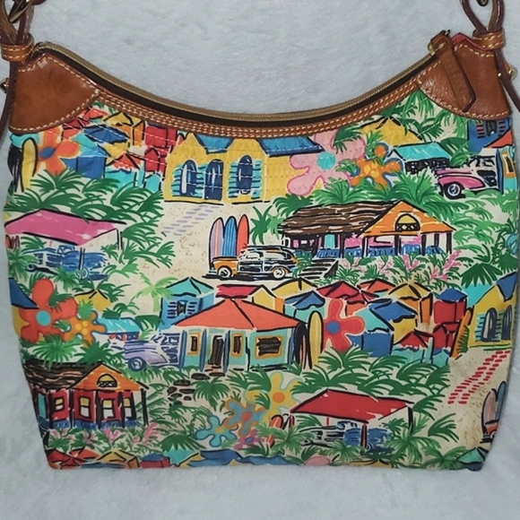 Dooney & Bourke Tropical Island Erica Shoulder Bag - Picture 4 of 16